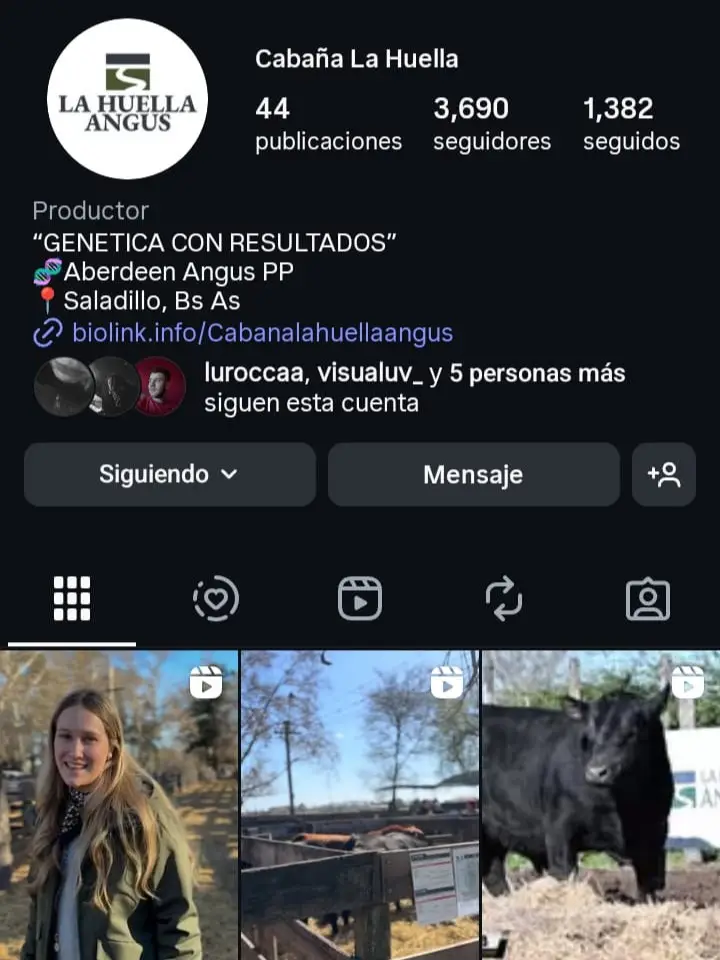 Cuenta Instagram